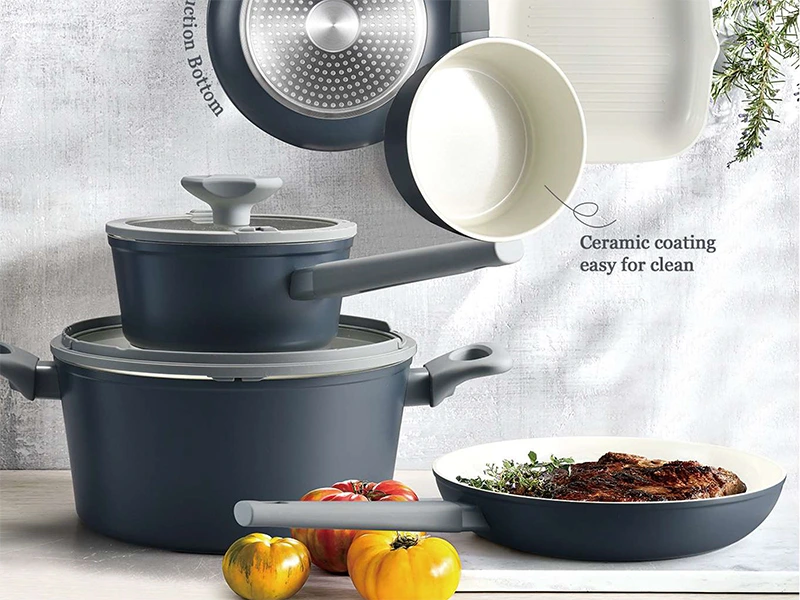 Wat zijn de voordelen van aluminium pannen met antiaanbaklaag？