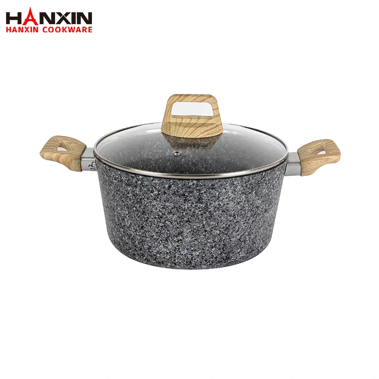 Braadpan met antiaanbaklaag van aluminium en graniet Braadpan met antiaanbaklaag van aluminium en graniet