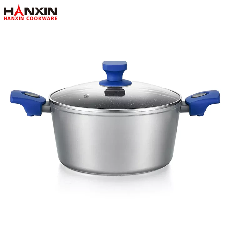 Braadpan met antiaanbaklaag van aluminium en marmeren coating Braadpan met antiaanbaklaag van aluminium en marmeren coating