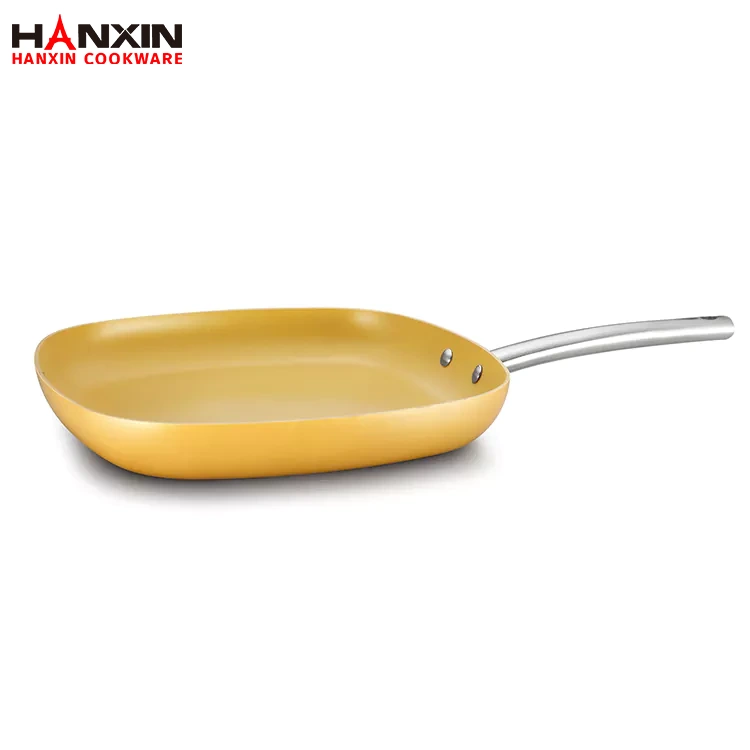 Aluminium geperste keramische grillpan