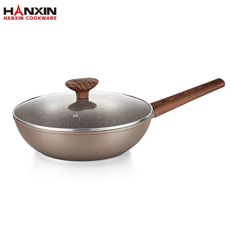 Aluminum Forged Non-Stick Deep Wok Pan